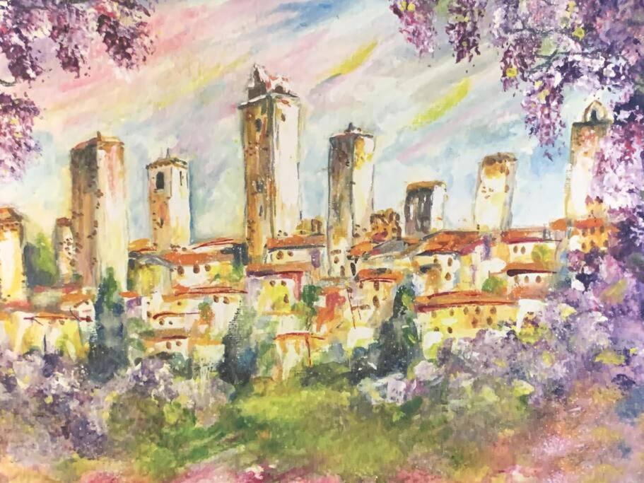 Lovely 2 Bedroom In San Gimignano Historic Center Exterior foto